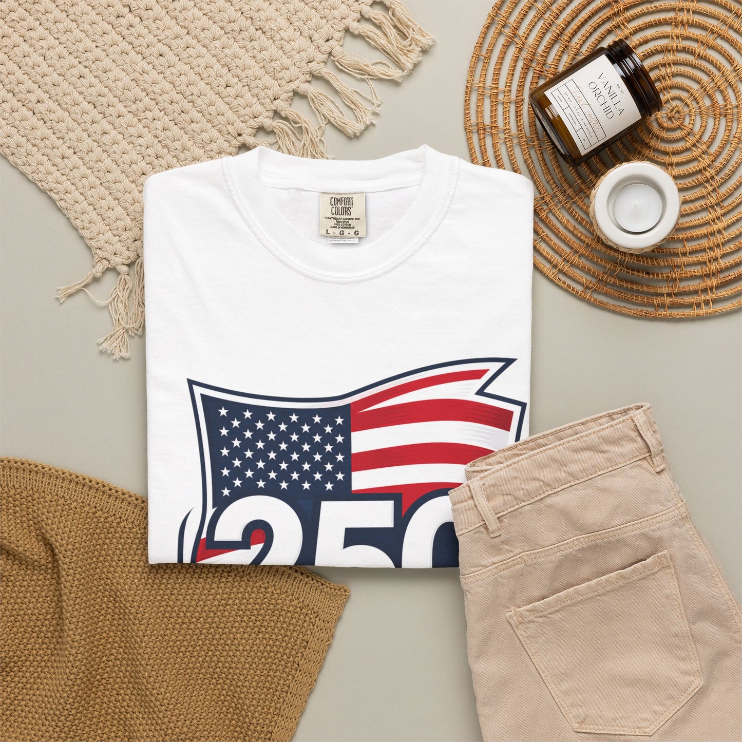 250th Anniversary T-Shirt – 1776–2026 American Flag Commemorative Tee