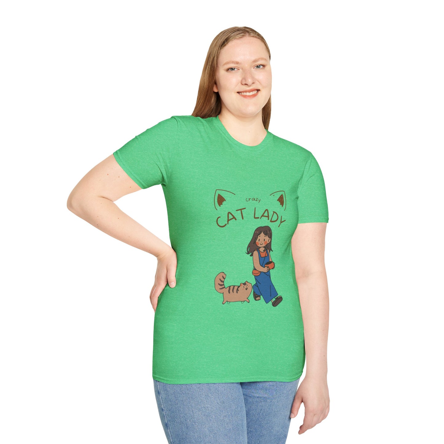 Crazy Cat Lady -Unisex Softstyle T-Shirt