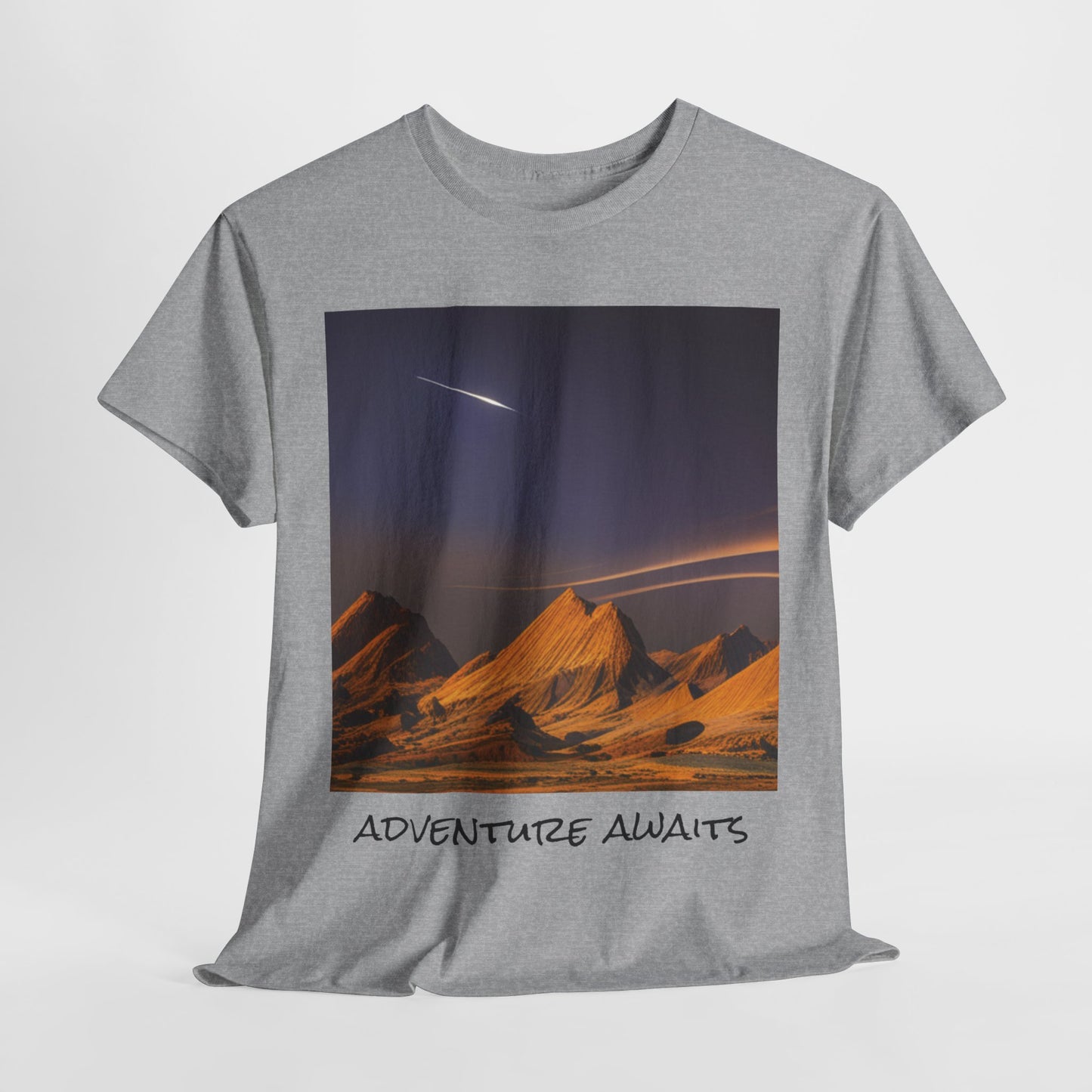 Adventure Awaits - Unisex Heavy Cotton Tee