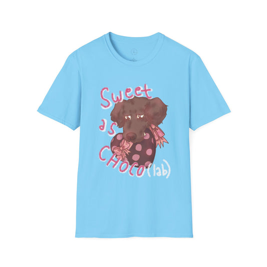 A Lab (love) Like Chocolate Unisex Softstyle T-Shirt