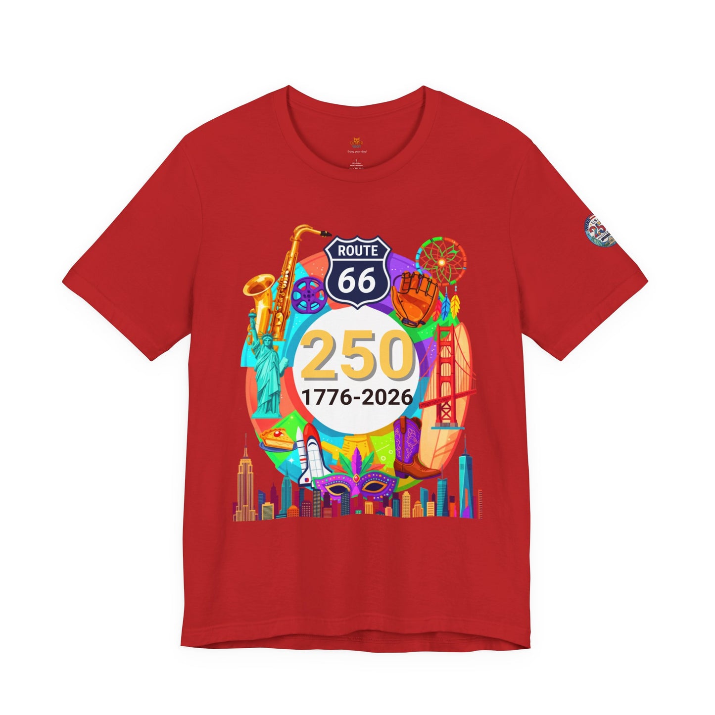 USA 250th Anniversary T-Shirt — 1776-2026 Bicentennial Celebration Tee