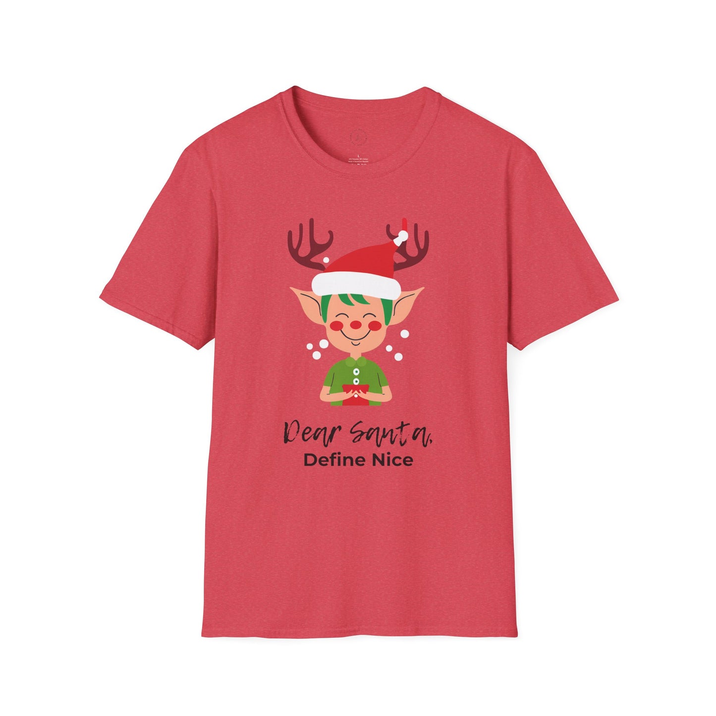 Dear Santa, Define Nice Unisex Softstyle T-Shirt