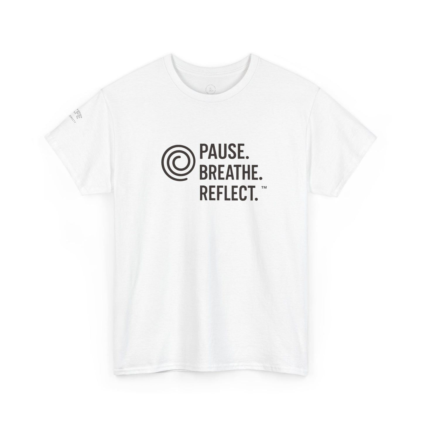 Pause. Breathe. Reflect. Tee — Mindfulness Graphic T‑Shirt