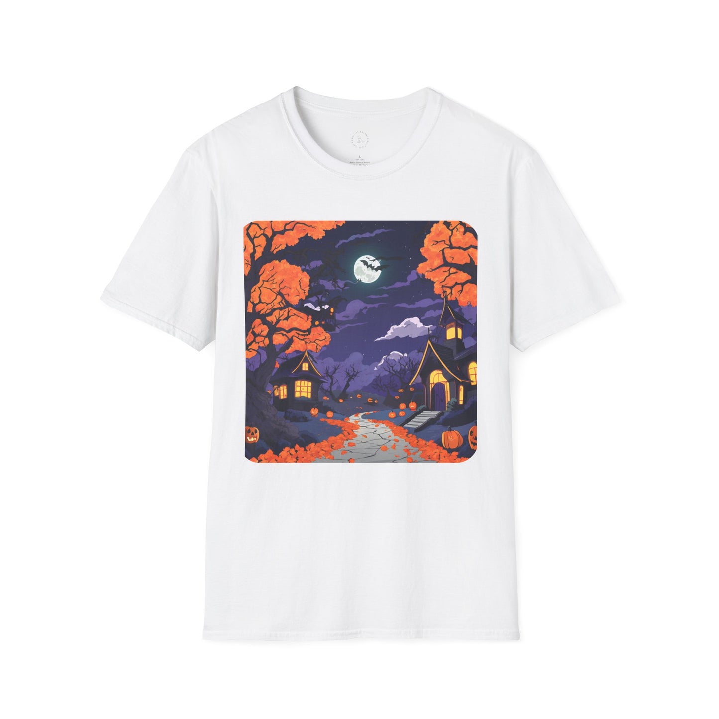 Haunted Road Unisex Softstyle T-Shirt