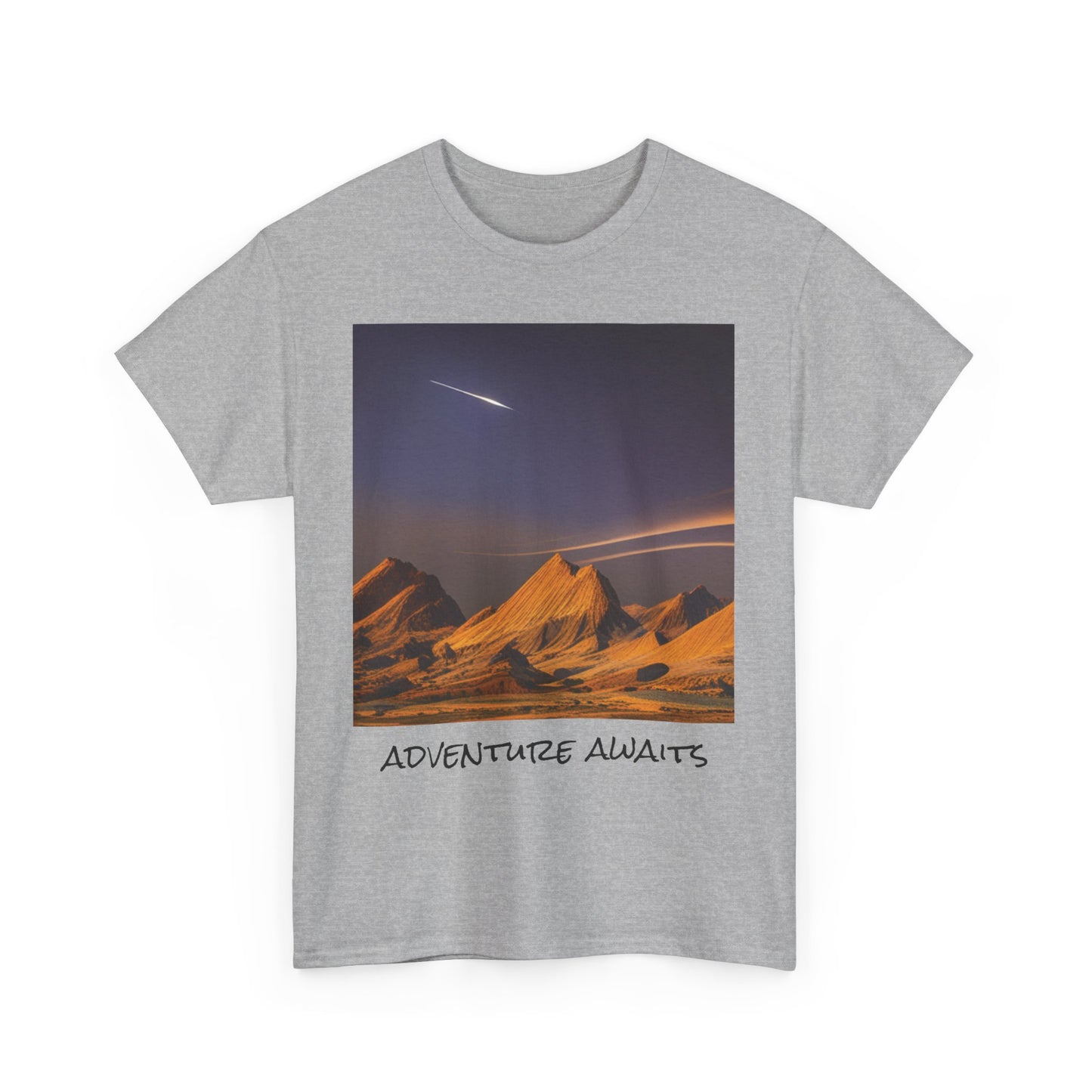 Adventure Awaits - Unisex Heavy Cotton Tee