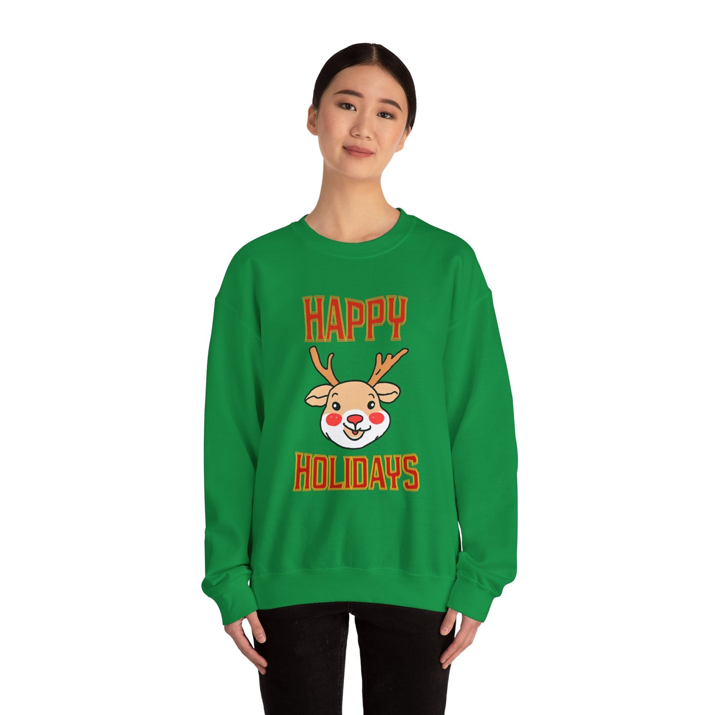 HAPPY HOLIDAYS Unisex Heavy Blend™ Crewneck Sweatshirt