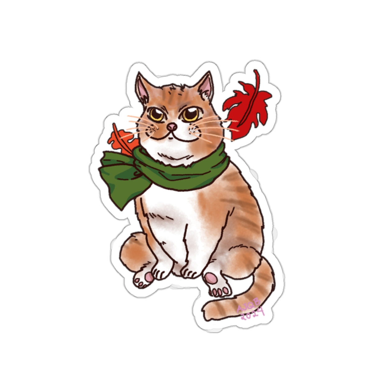 Smug Cat Sticker