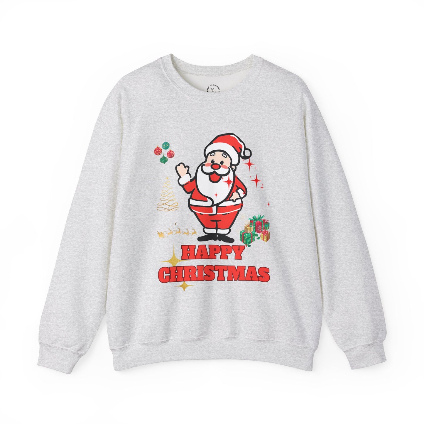 Happy Christmas Unisex Heavy Blend™ Crewneck Sweatshirt