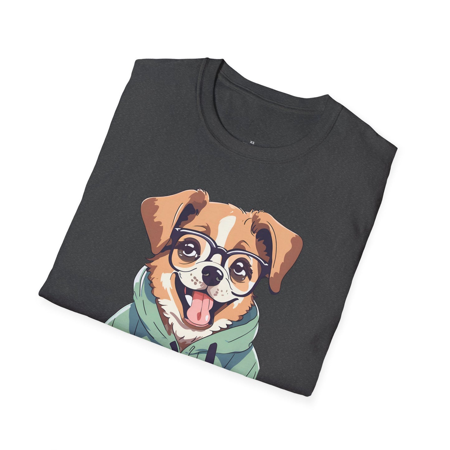 Nerdy Dog Unisex Softstyle T-Shirt