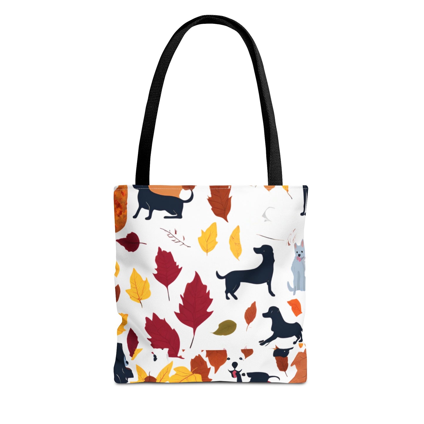 Dogs in the Fall Tote Bag (AOP)