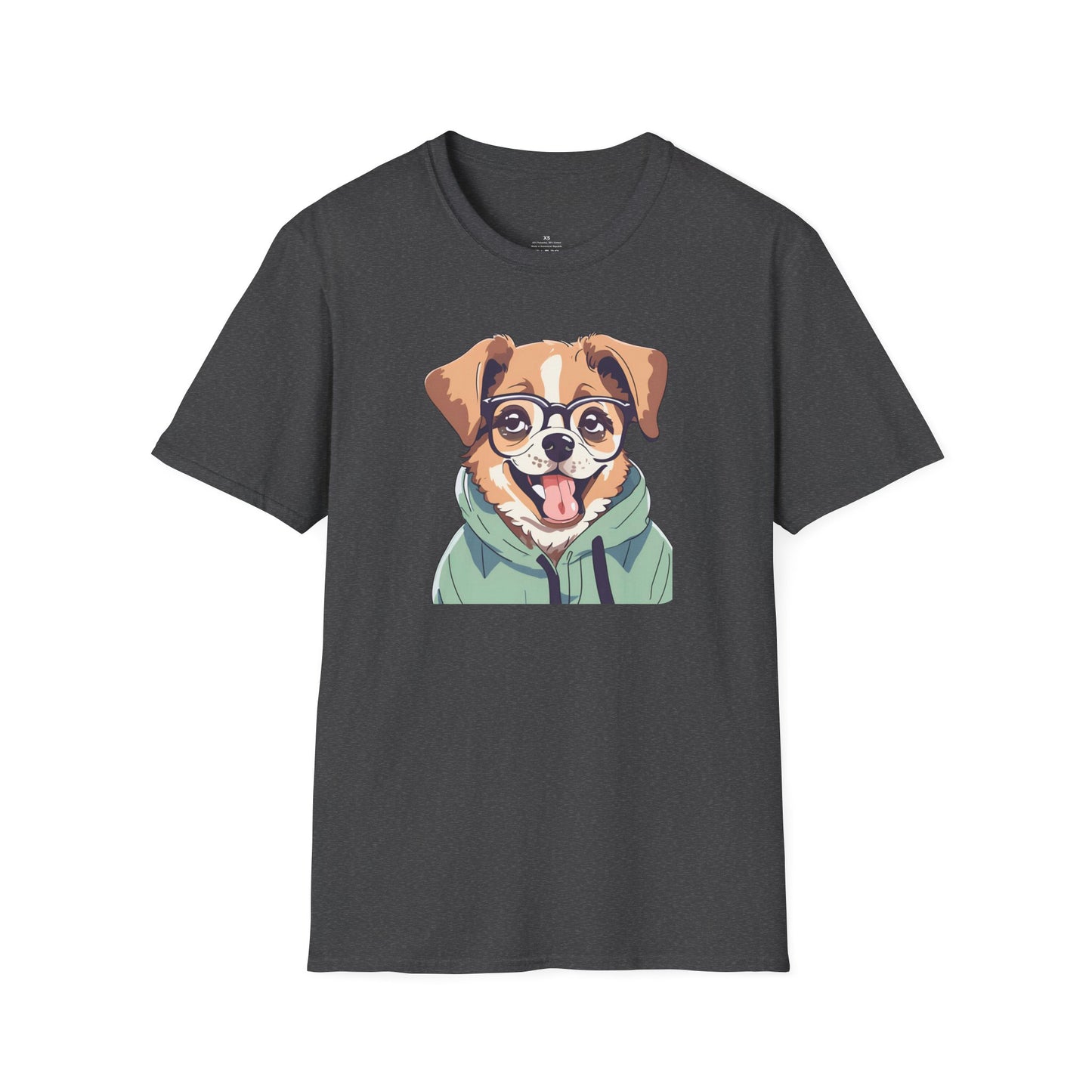 Nerdy Dog Unisex Softstyle T-Shirt