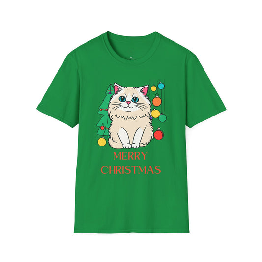 Cat Life ( at Christmas) Softstyle T-Shirt