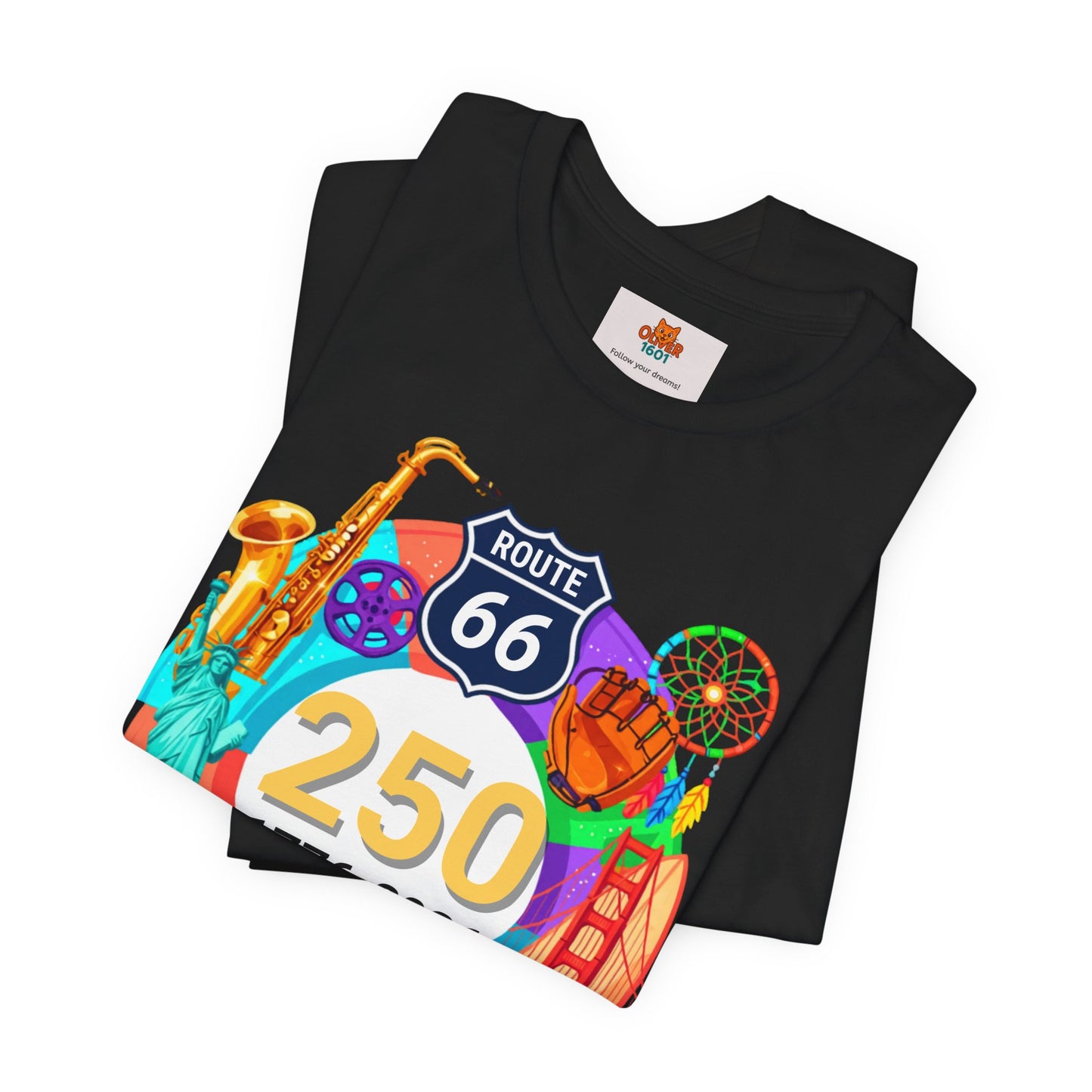 USA 250th Anniversary T-Shirt — 1776-2026 Bicentennial Celebration Tee