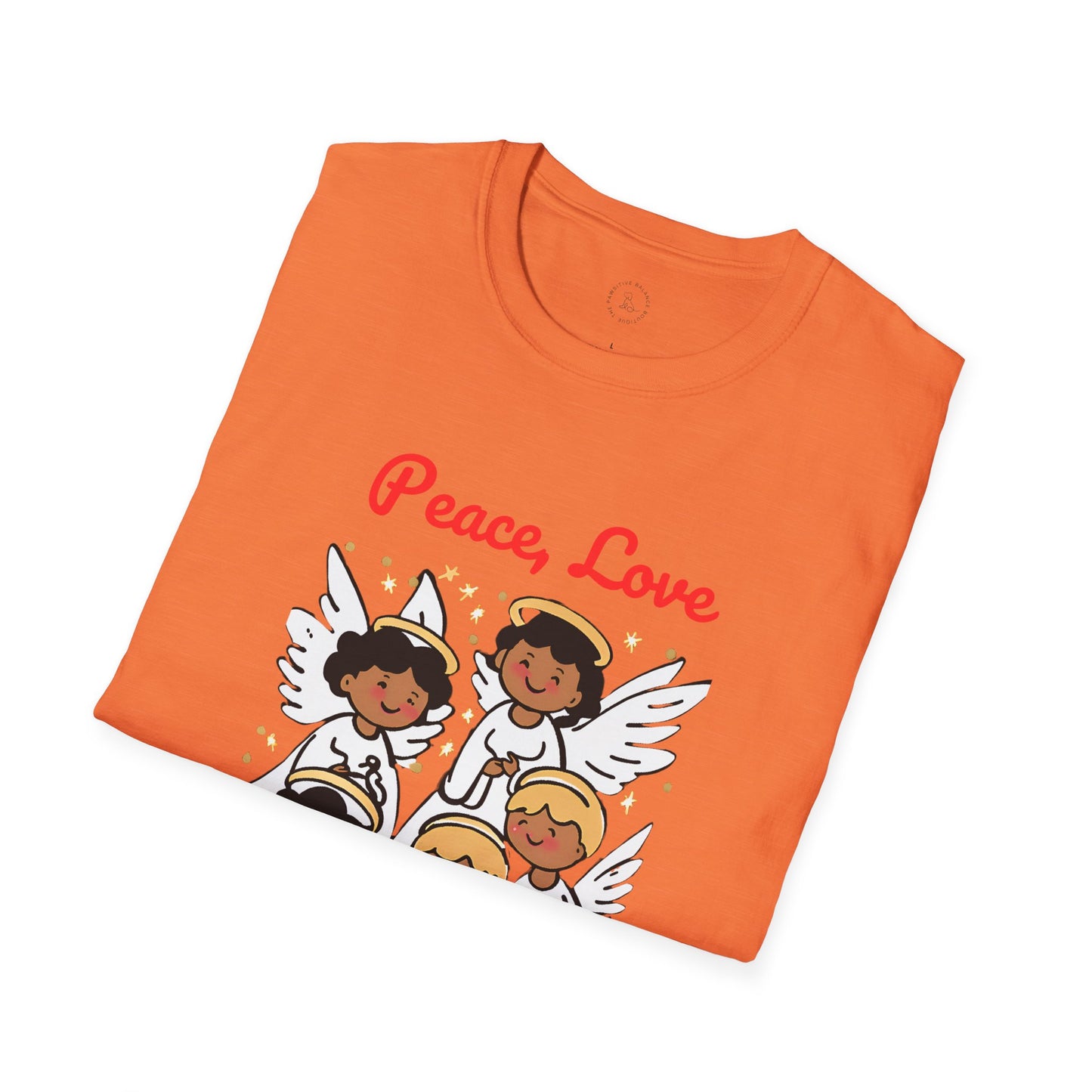 Peace, Love and Christmas Magic Unisex Softstyle T-Shirt