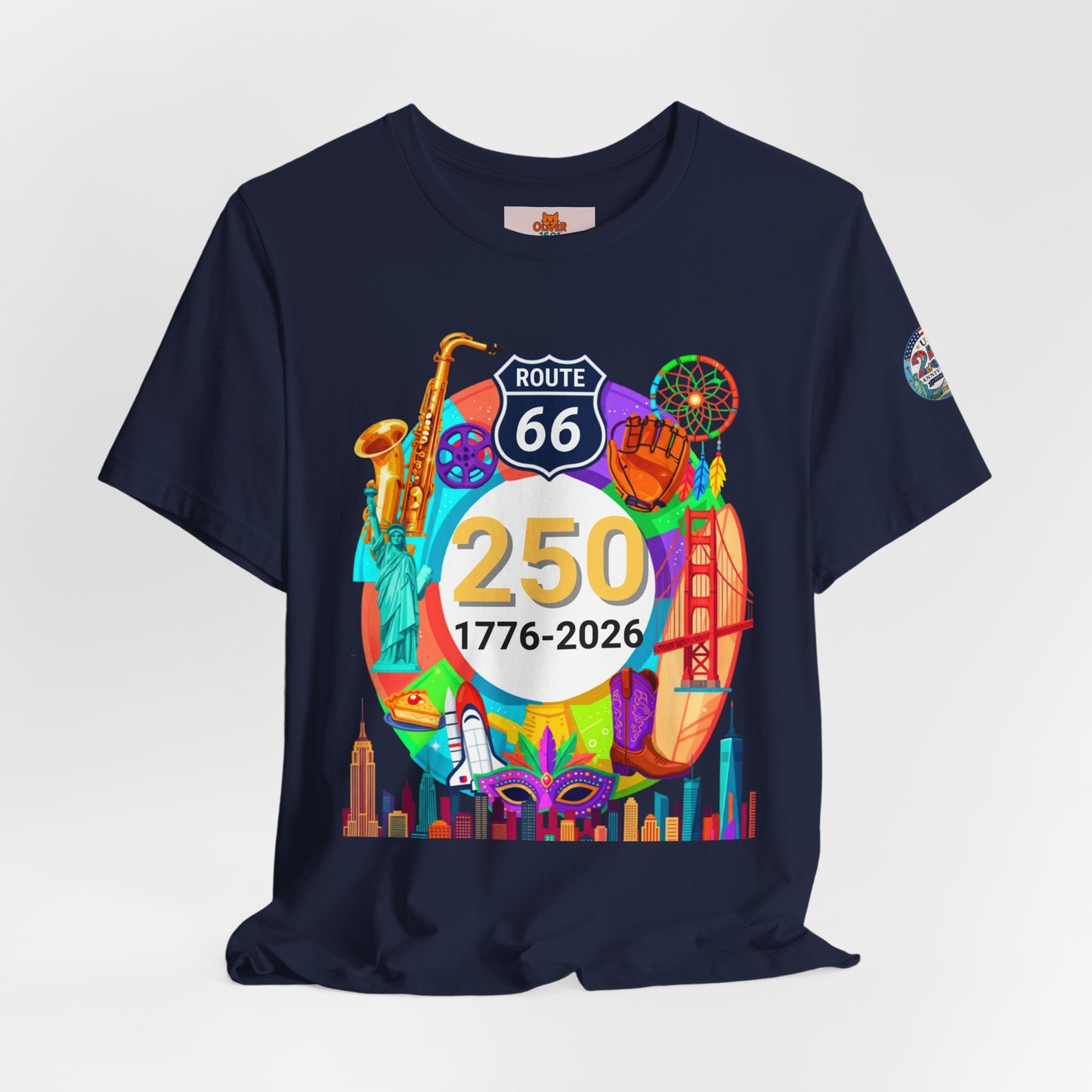 USA 250th Anniversary T-Shirt — 1776-2026 Bicentennial Celebration Tee