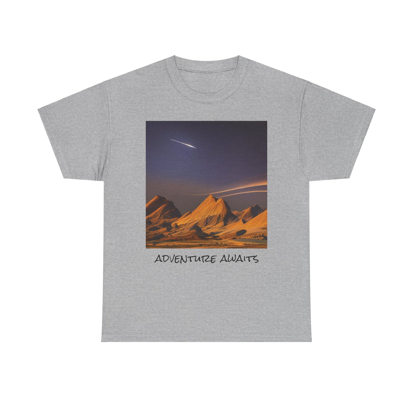 Adventure Awaits - Unisex Heavy Cotton Tee