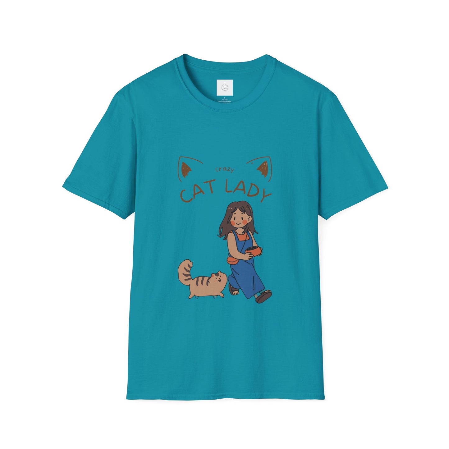 Crazy Cat Lady -Unisex Softstyle T-Shirt