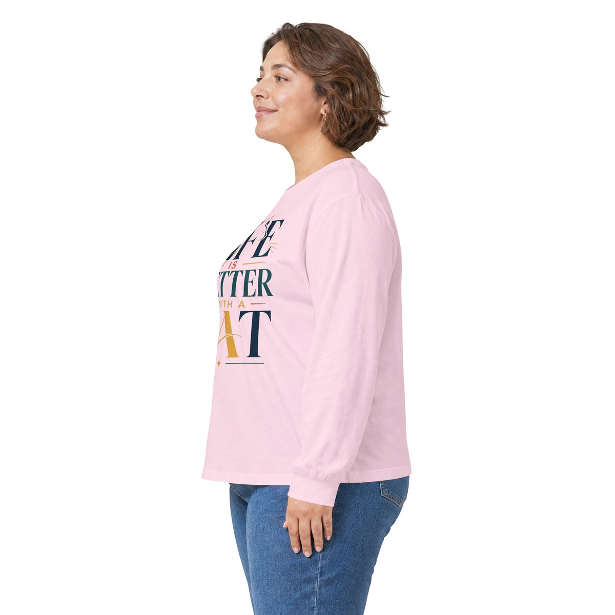 Life Is Better With A Cat Long Sleeve Tee