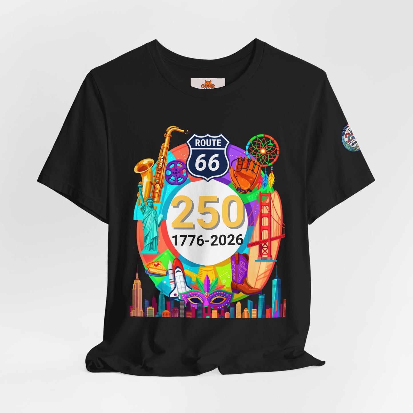 USA 250th Anniversary T-Shirt — 1776-2026 Bicentennial Celebration Tee