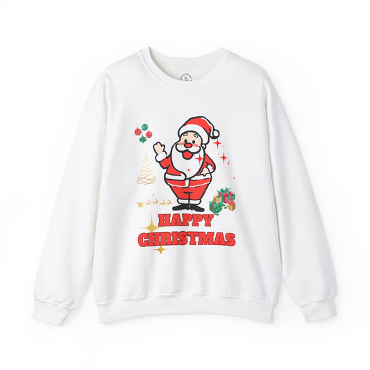 Happy Christmas Unisex Heavy Blend™ Crewneck Sweatshirt