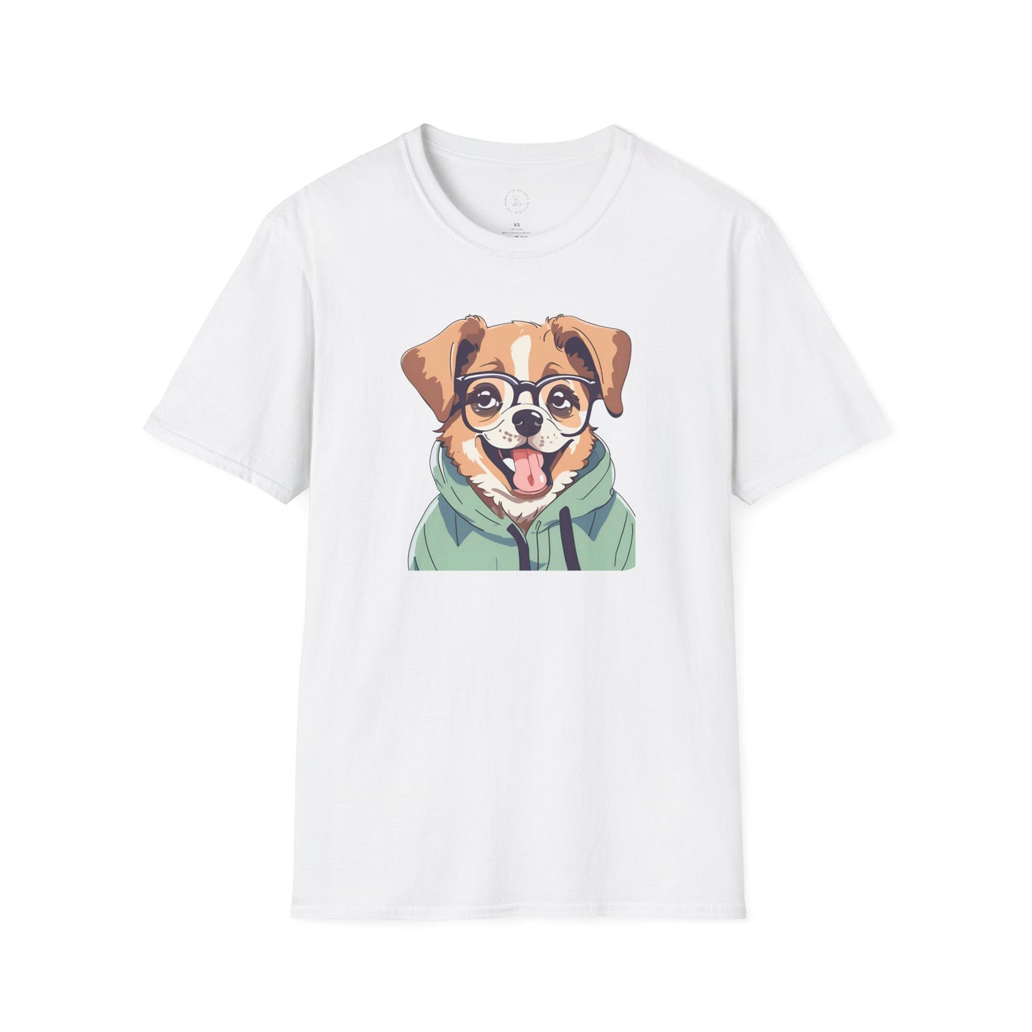 Nerdy Dog Unisex Softstyle T-Shirt