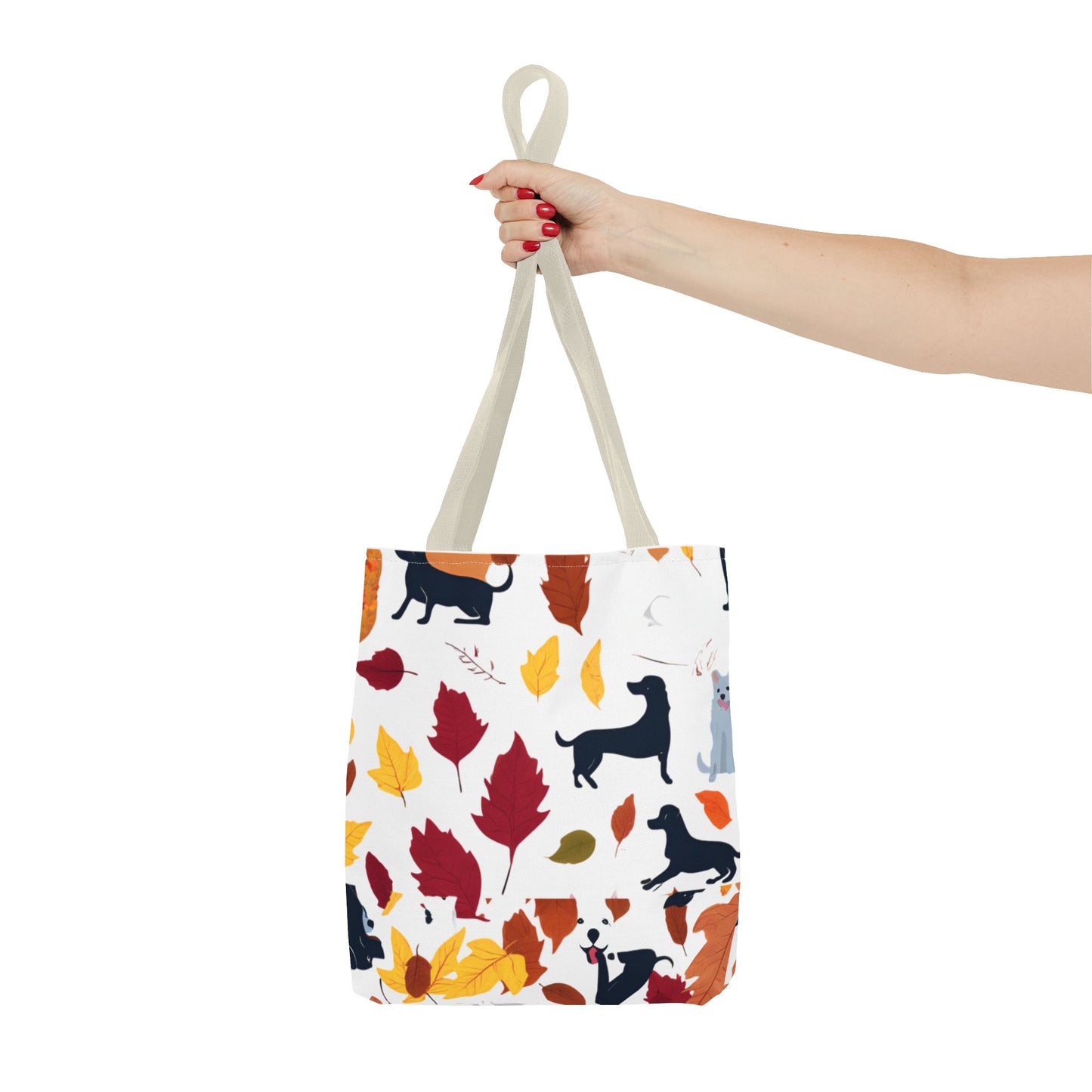 Dogs in the Fall Tote Bag (AOP)