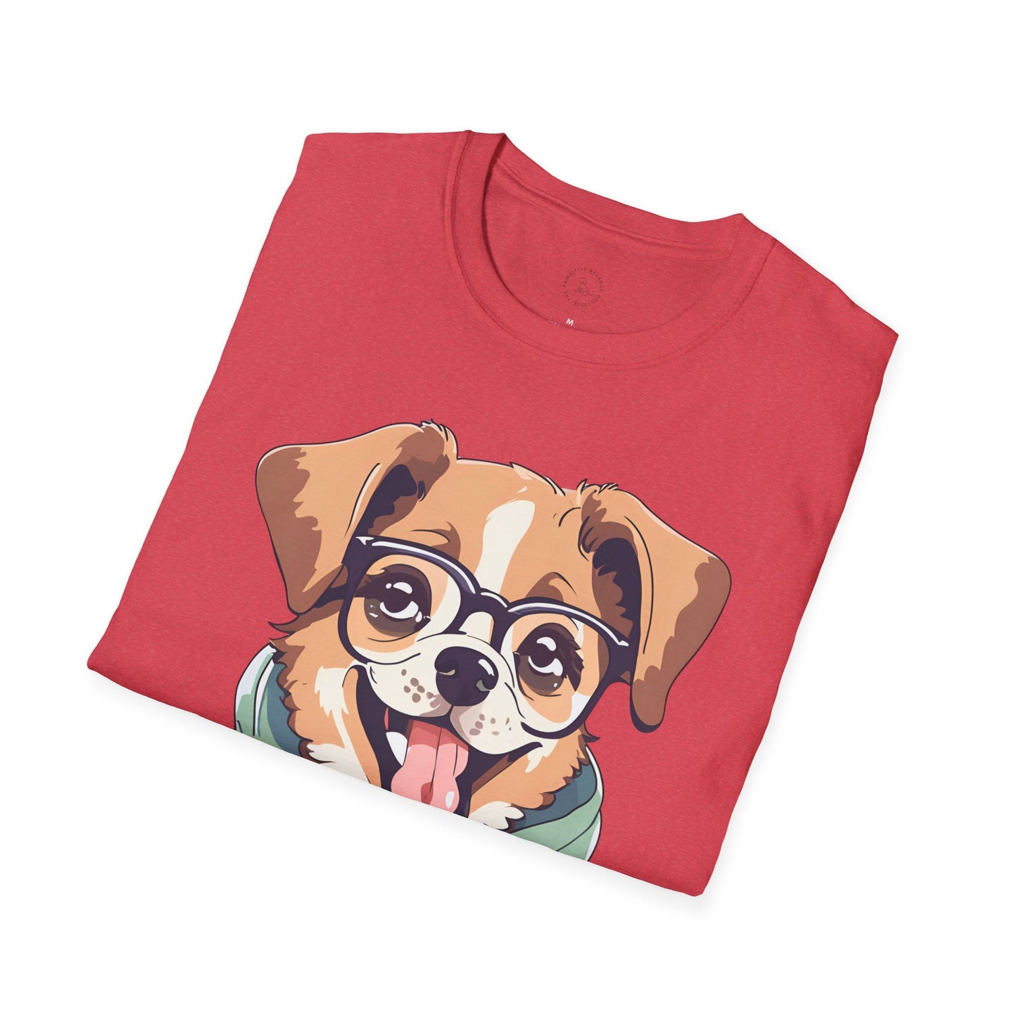 Nerdy Dog Unisex Softstyle T-Shirt