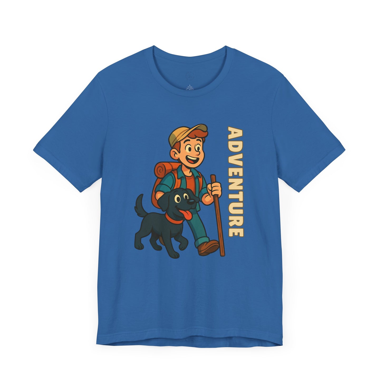 Adventure Dog Lover Tee, Unisex Short Sleeve T-Shirt, Hiking Shirt, Pet Lover Gift, Outdoor Adventure Apparel