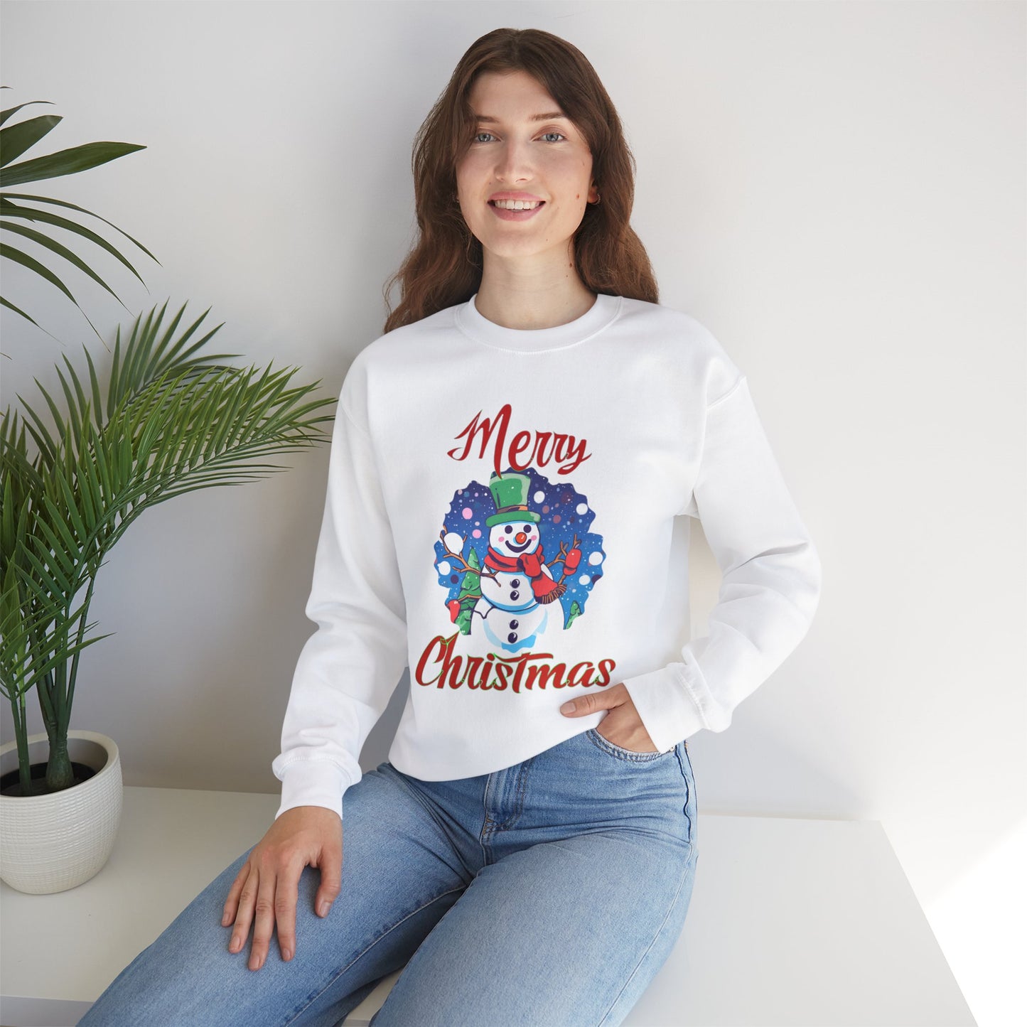 Merry Christmas Unisex Heavy Blend™ Crewneck Sweatshirt