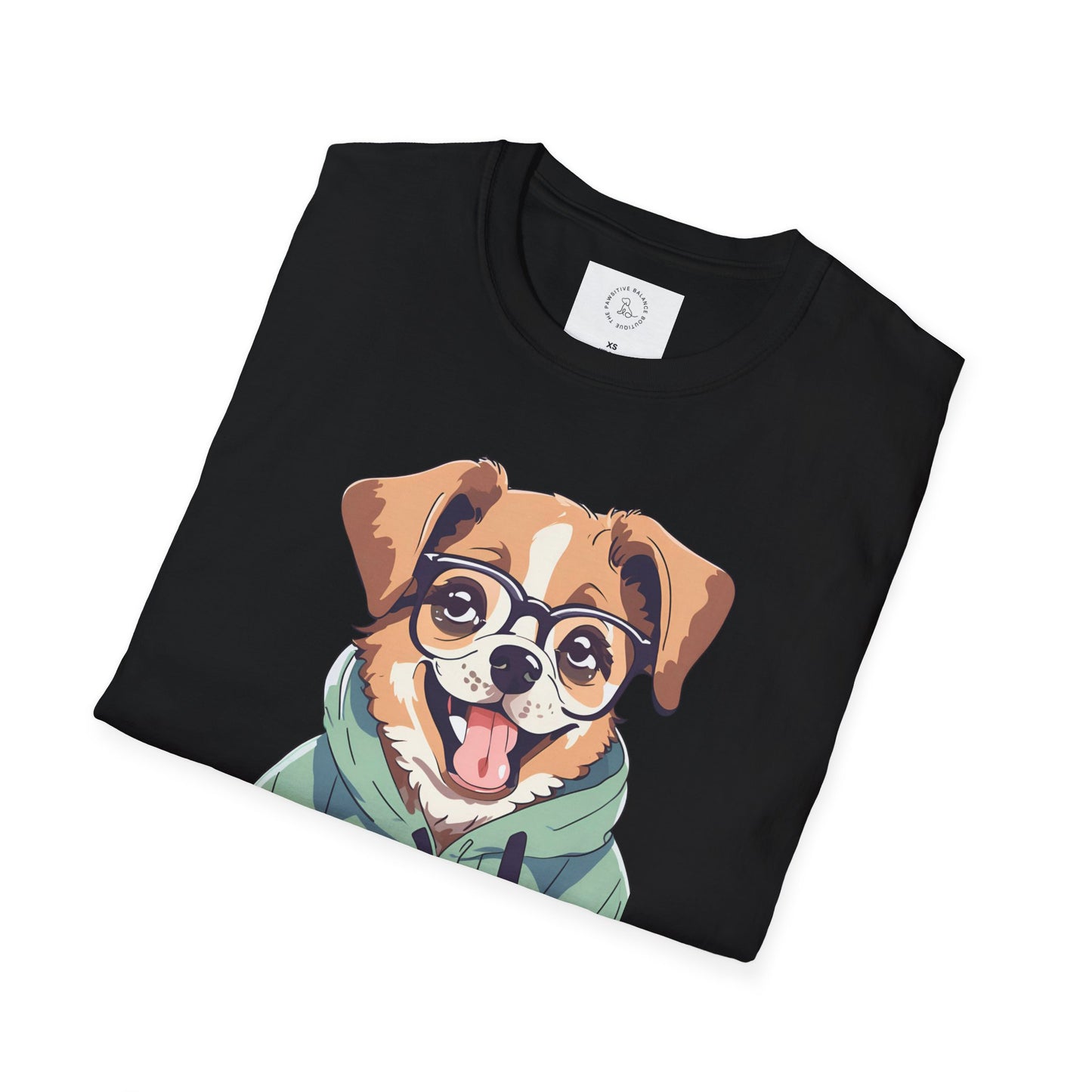 Nerdy Dog Unisex Softstyle T-Shirt