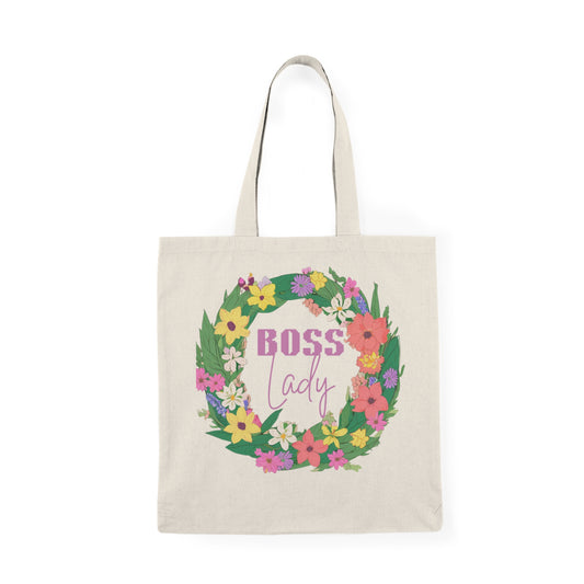 Boss Lady Natural Tote Bag