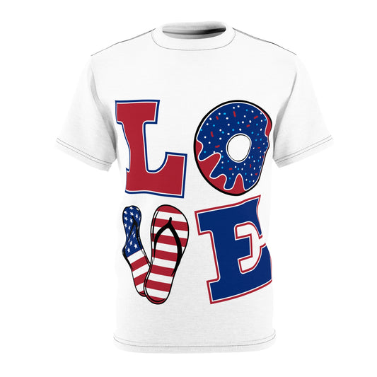 LOVE - Unisex Cut & Sew T-Shirt