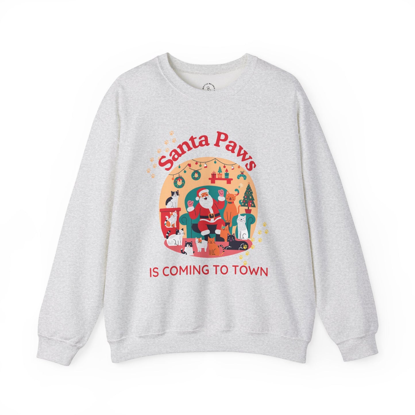Santa Paws is Coming to Town Unisex Heavy Blend™ Crewneck Sweatshirt