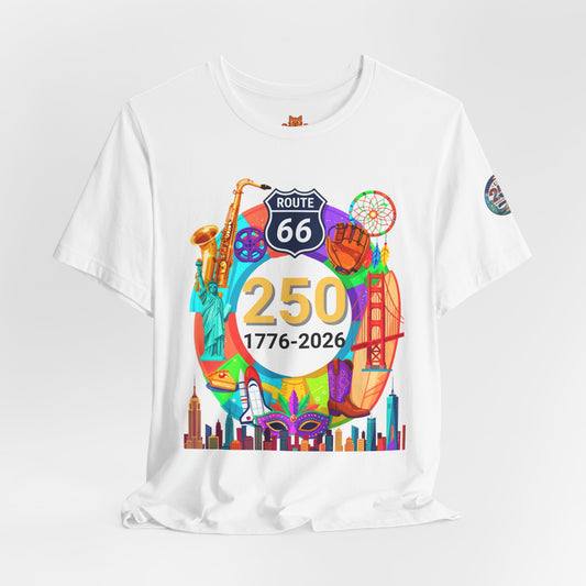 USA 250th Anniversary T-Shirt — 1776-2026 Bicentennial Celebration Tee