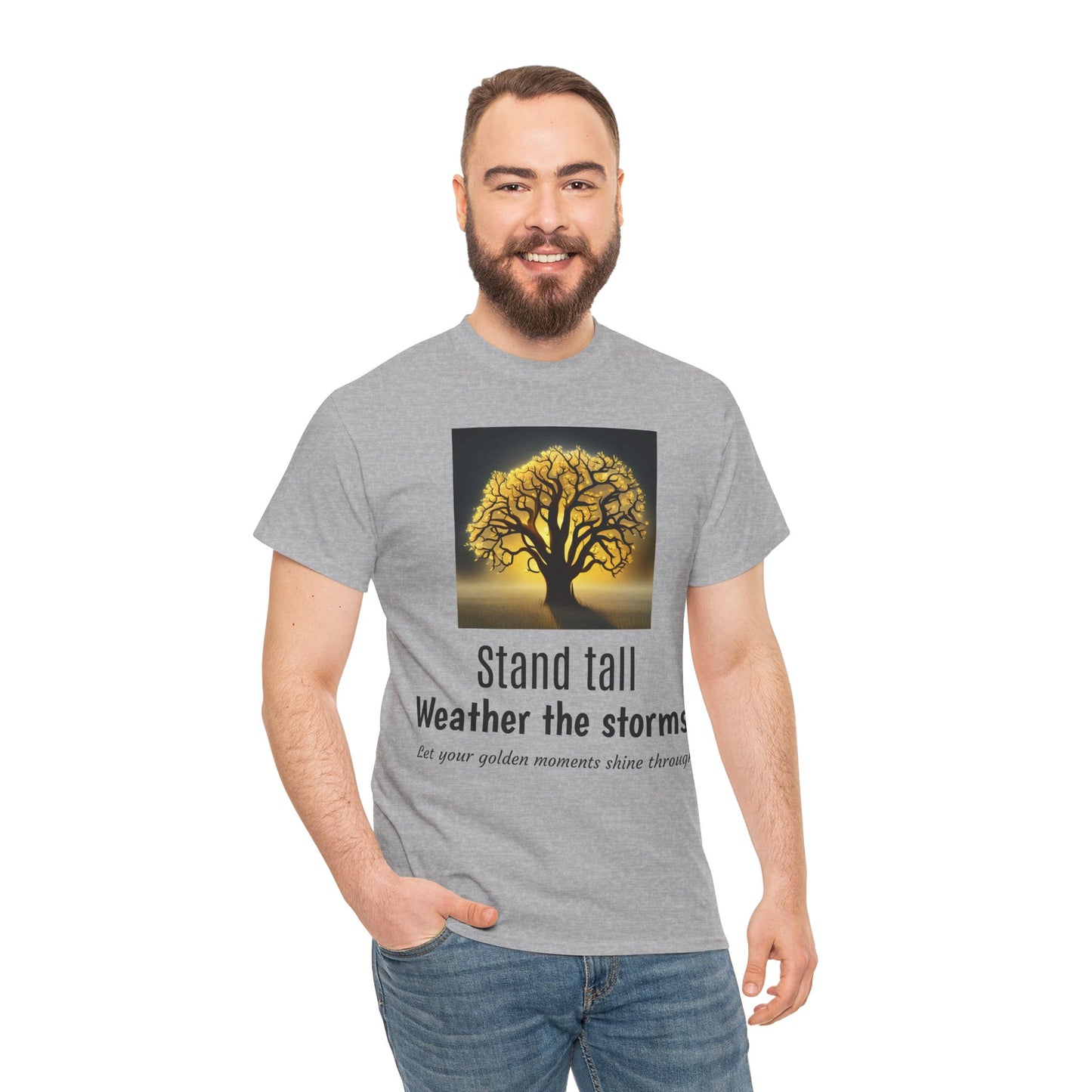 Stand Tall -Unisex Heavy Cotton Tee