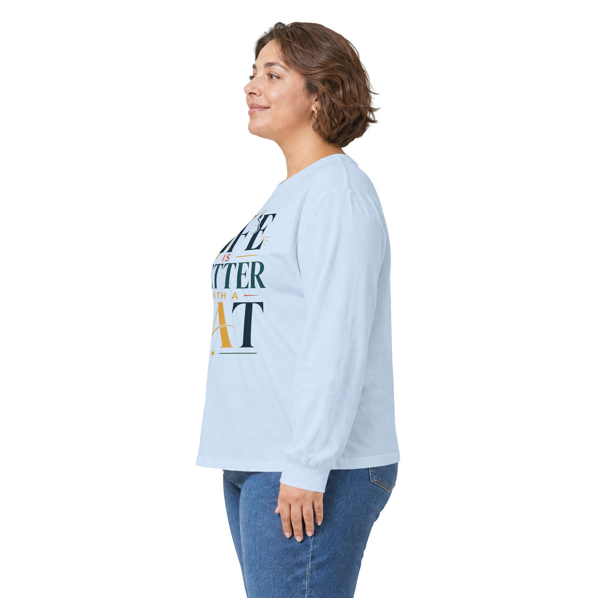 Life Is Better With A Cat Long Sleeve Tee