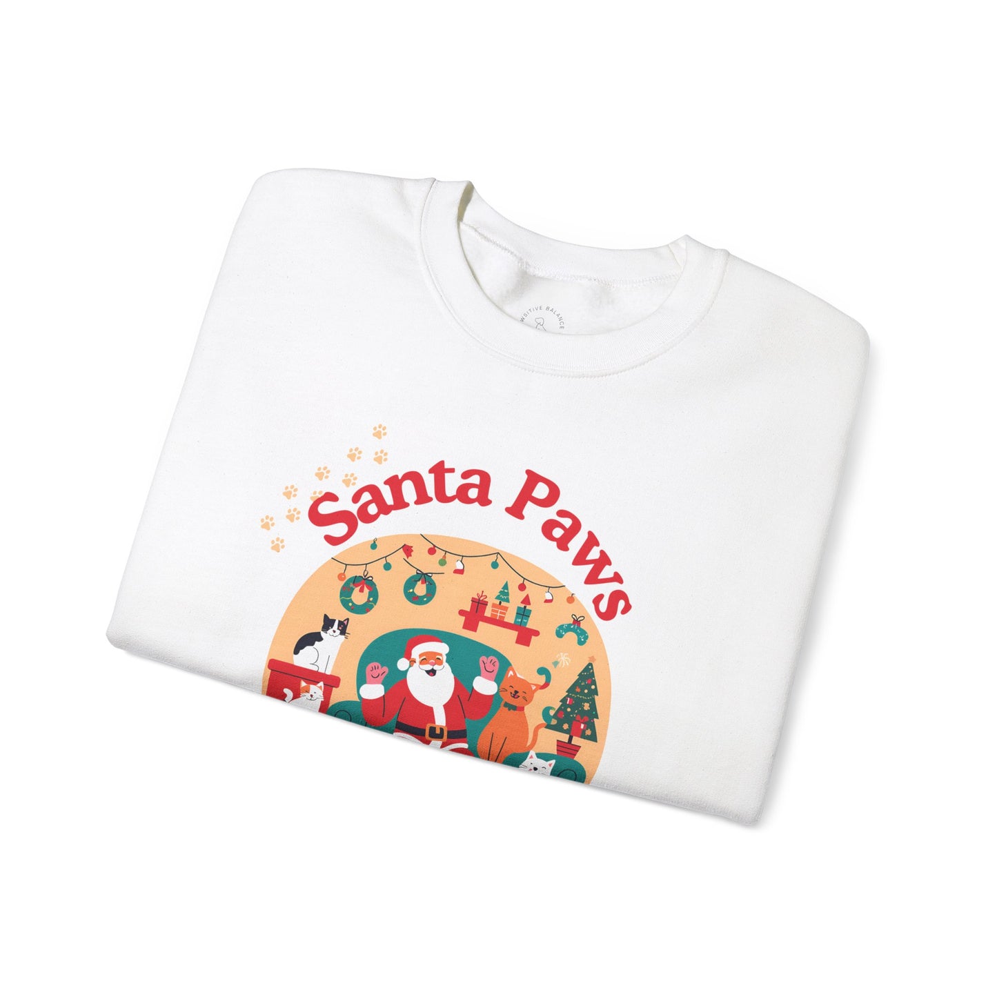 Santa Paws is Coming to Town Unisex Heavy Blend™ Crewneck Sweatshirt