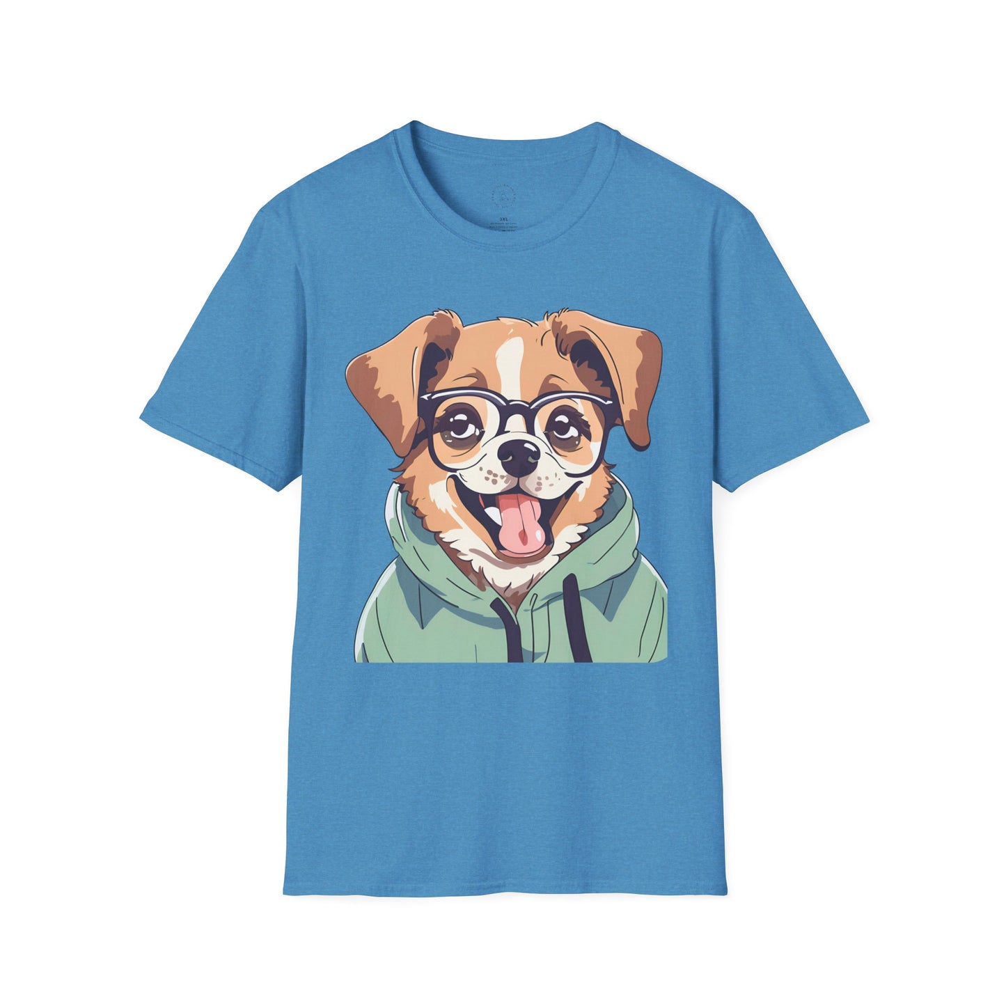 Nerdy Dog Unisex Softstyle T-Shirt