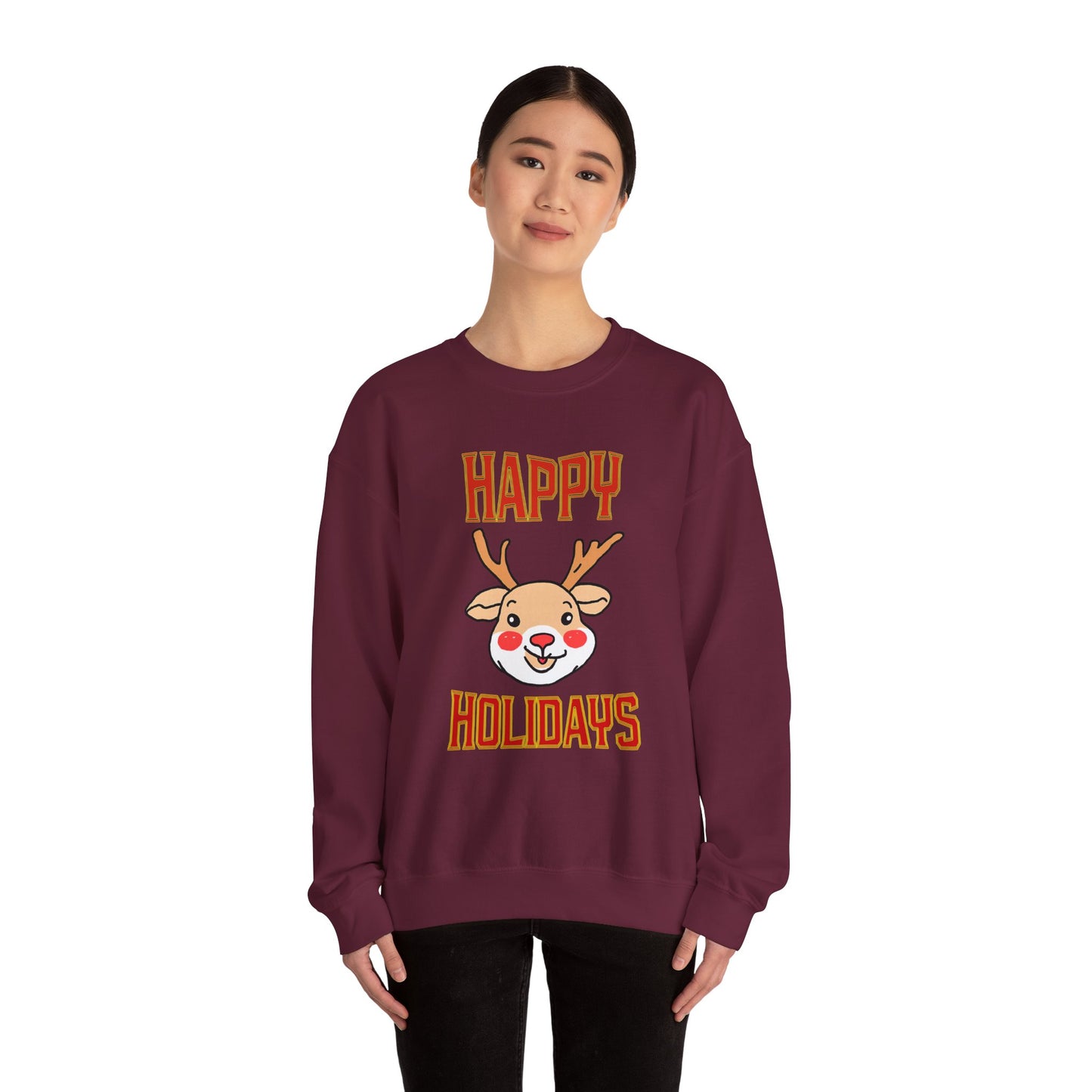 HAPPY HOLIDAYS Unisex Heavy Blend™ Crewneck Sweatshirt