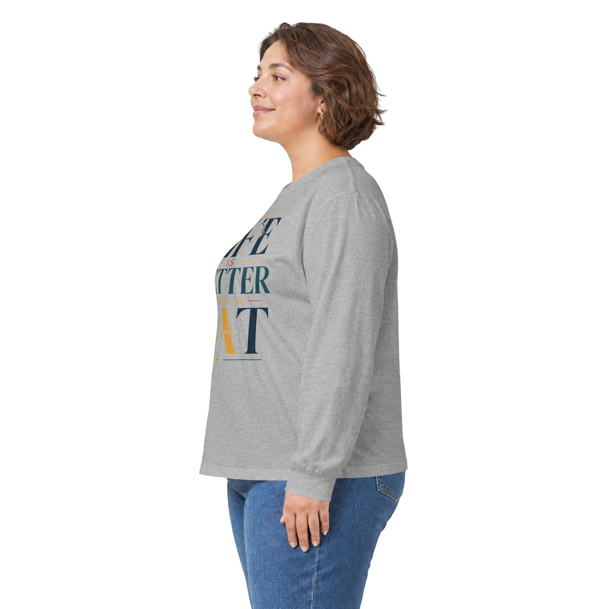 Life Is Better With A Cat Long Sleeve Tee