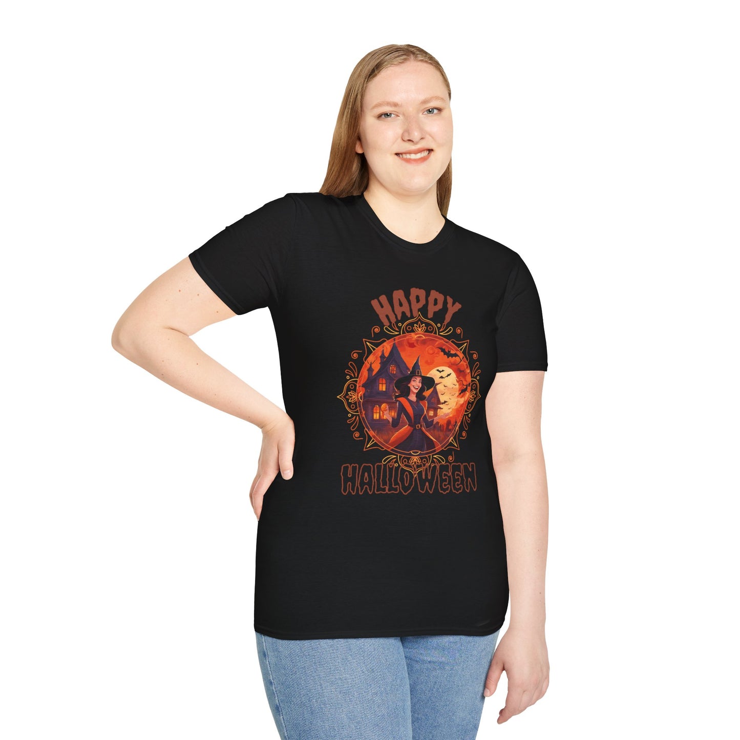 Halloween Witch Unisex Softstyle T-Shirt