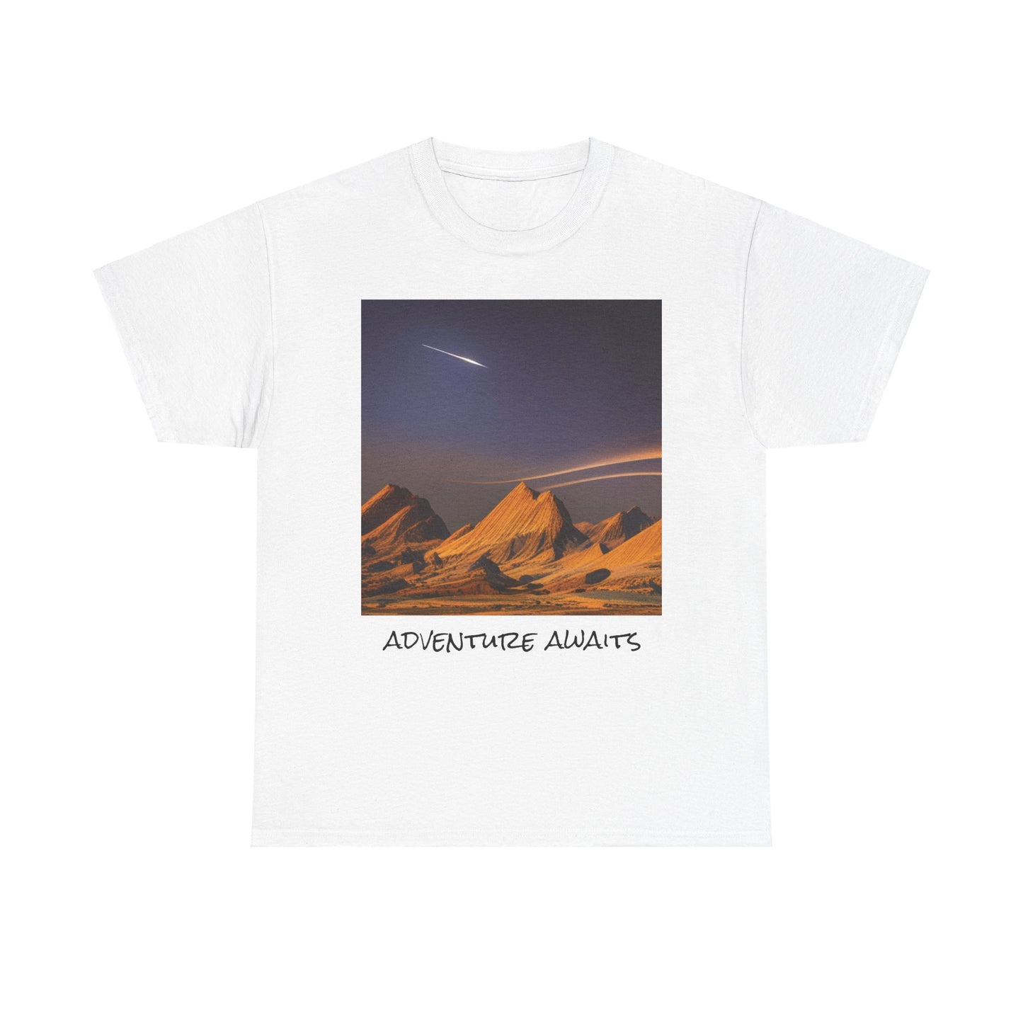 Adventure Awaits - Unisex Heavy Cotton Tee