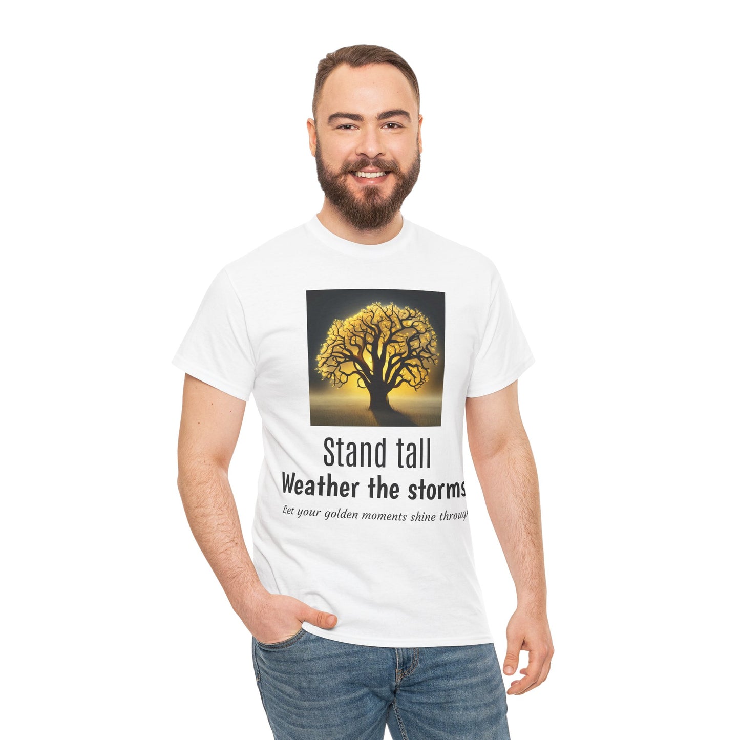 Stand Tall -Unisex Heavy Cotton Tee