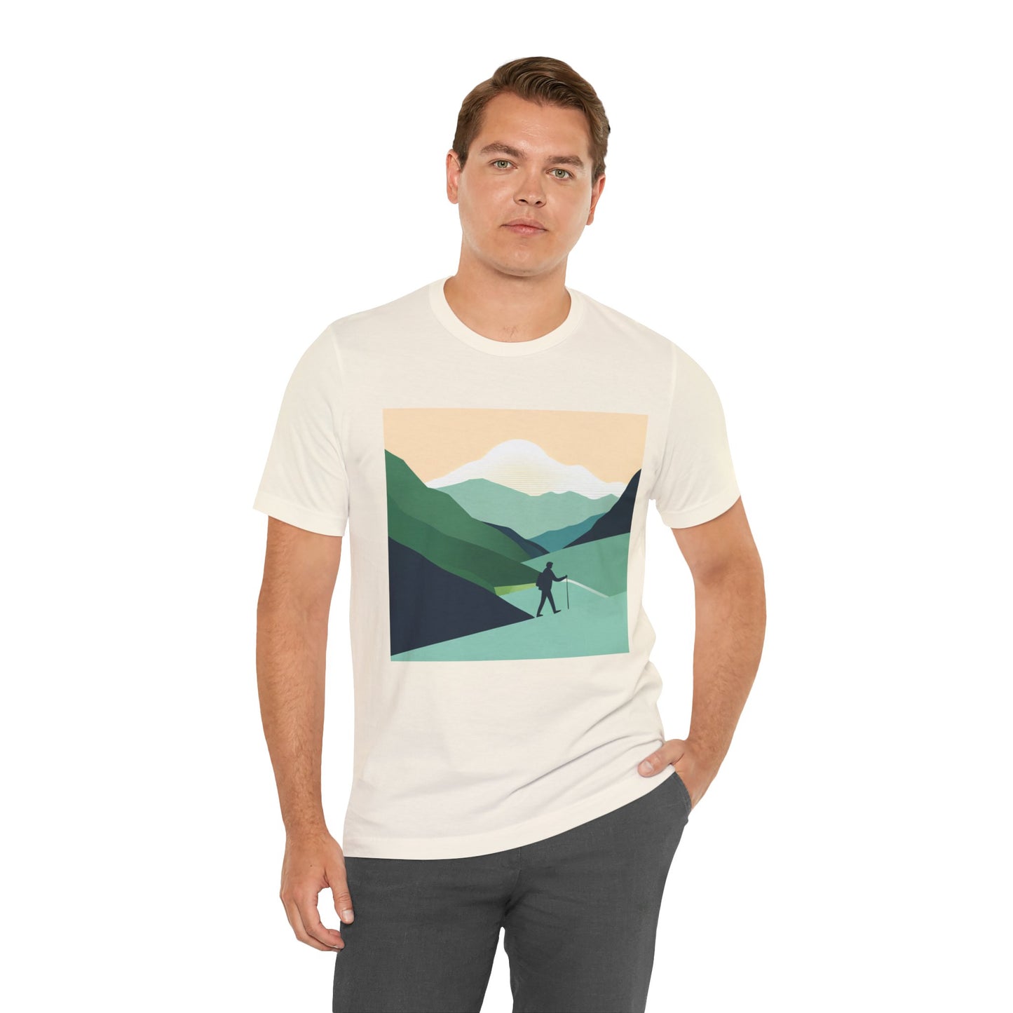 Ascent T- Shirt - Unisex Jersey Short Sleeve Tshirt