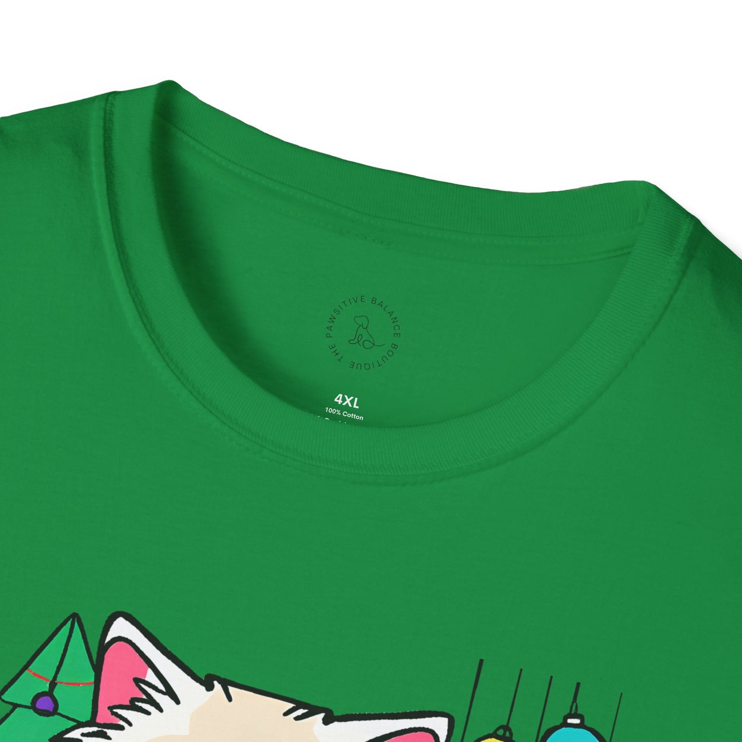 Cat Life ( at Christmas) Softstyle T-Shirt