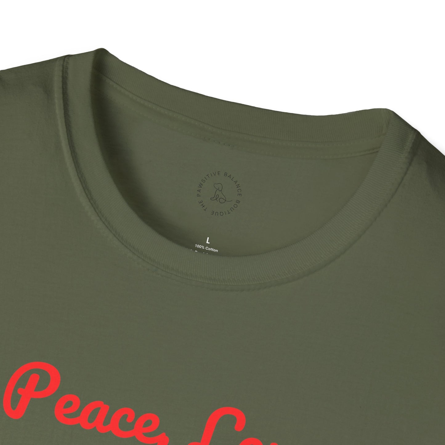 Peace, Love and Christmas Magic Unisex Softstyle T-Shirt