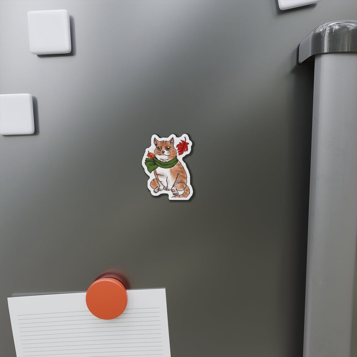 Smug Cat Die-Cut Magnets