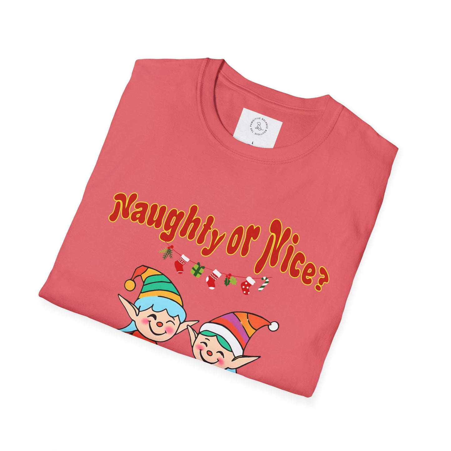 Naughty or Nice? Unisex Softstyle T-Shirt