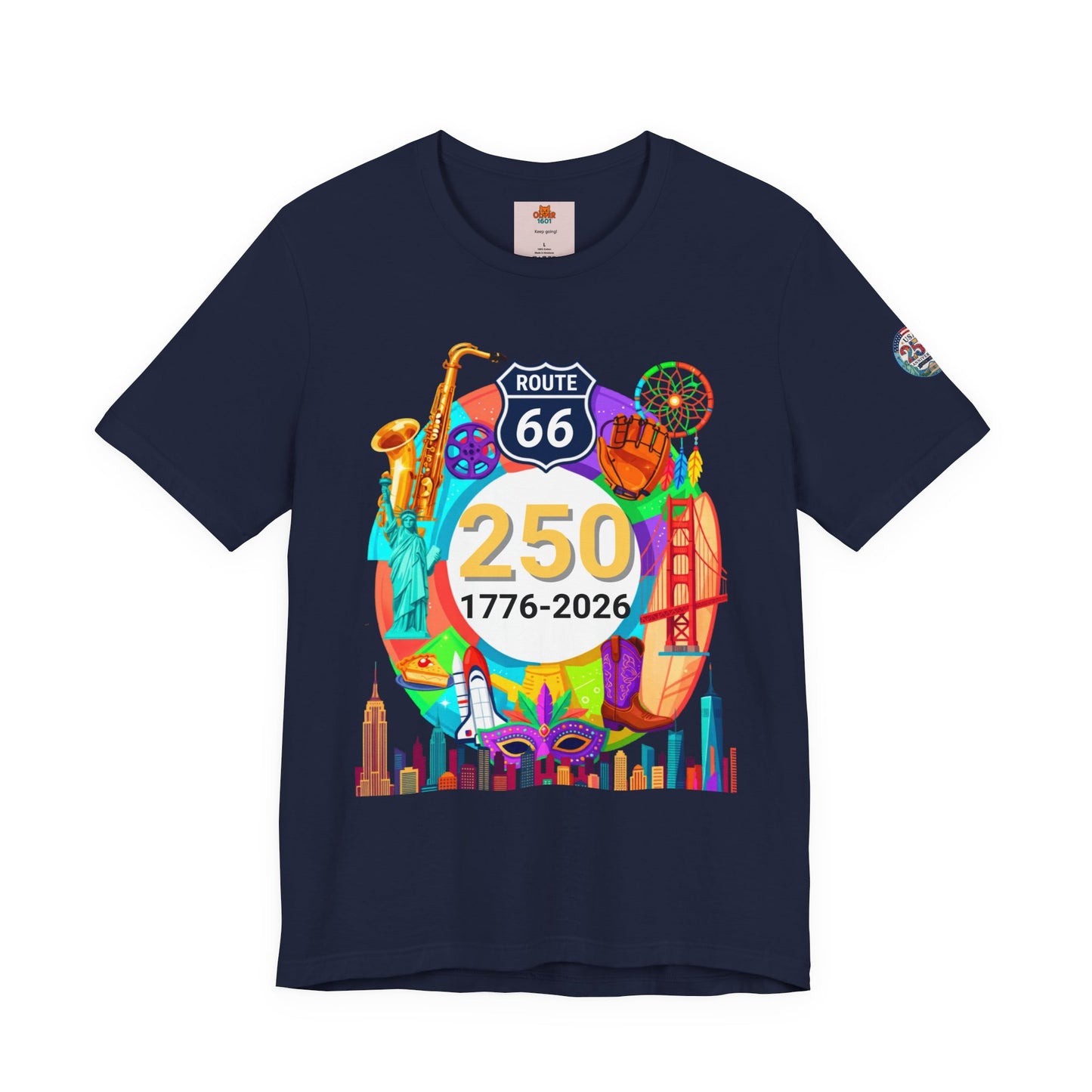 USA 250th Anniversary T-Shirt — 1776-2026 Bicentennial Celebration Tee