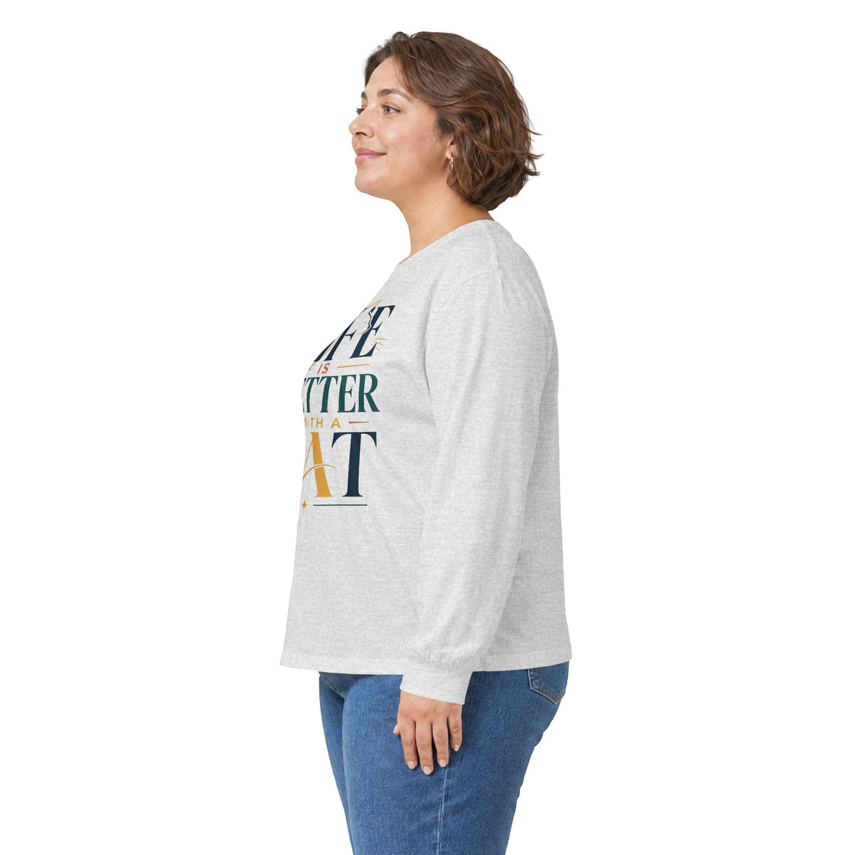 Life Is Better With A Cat Long Sleeve Tee